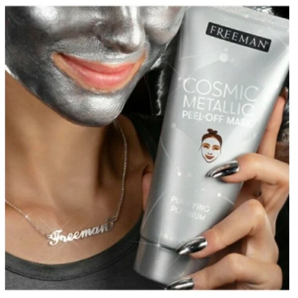 ❤️ New 2 = New Freeman 1 Tea Lemon & 1 Cosmic Metallic Facial Mask 6 oz - Picture 8 of 9